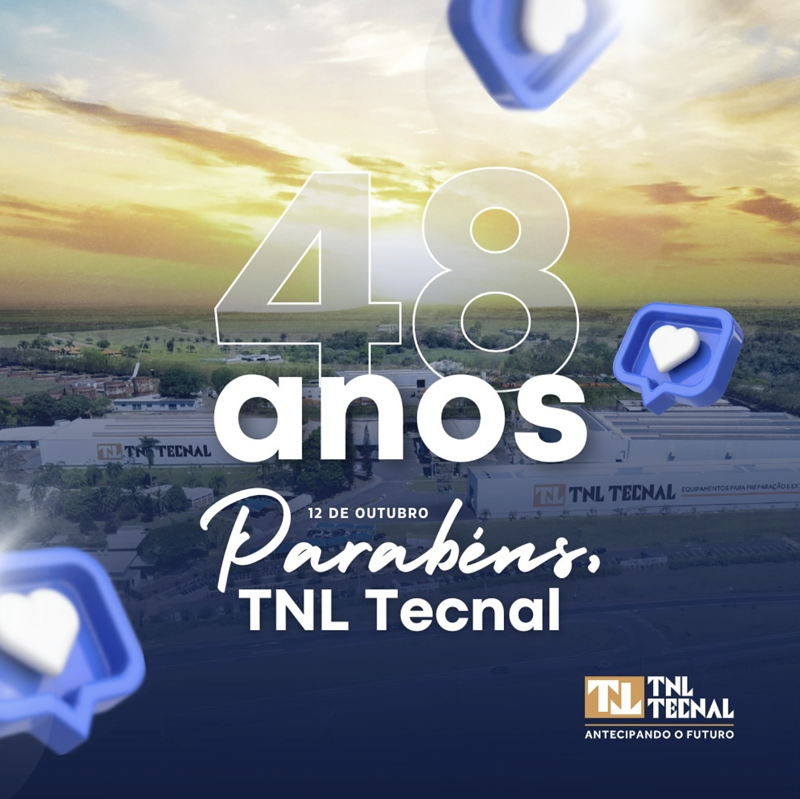 48 anos de inovação e conquistas! 