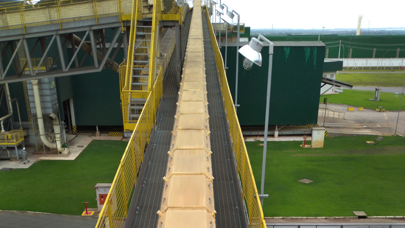 ENCLOSED BELT CONVEYOR